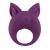 Фиолетовое перезаряжаемое эрекционное кольцо Kitten Kiki - Lola Games - в Северске купить с доставкой