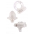Набор из 3 прозрачных эрекционных колец с вибрацией Teasers Ring Kit - Chisa - в Северске купить с доставкой