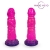 Розовый рельефный фантазийный фаллоимитатор - 20 см. - Bior toys - купить с доставкой в Северске