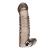 Дымчатая насадка на пенис с вибрацией  Vibrating Penis Enhancing Sleeve Extension - 13,3 см. - BlueLine - в Северске купить с доставкой
