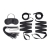 Эротический набор 4PC Bondage Bed Strap   Flogger Kit - Lux Fetish - купить с доставкой в Северске