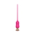 Розовый тонкий стимулятор Nipple Vibrator - 23 см. - I-MOON - купить с доставкой в Северске