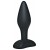 Чёрный анальный стимулятор Black Velvets Small - 9 см. - Orion
