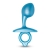 Голубая анальная пробка для массажа простаты Bulb Silicone Prostate Plug - 10,7 см. - b-Vibe - в Северске купить с доставкой
