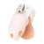 Белая клетка для пениса Silicone Small 2 in Cock Cage With Ball Divider - BlueLine - купить с доставкой в Северске