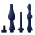 Набор из 3 универсальных насадок для анального душа Universal 3 Piece Silicone Enema Attachment Set - XR Brands - купить с доставкой в Северске