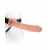 Фаллопротез телесного цвета Hollow Strap-On - 29 см. - Pipedream - купить с доставкой в Северске