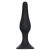 Чёрная анальная пробка Slim Anal Plug Medium - 11,5 см. - Lola Games