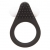 Чёрное эрекционное кольцо LIT-UP SILICONE STIMU RING 1 BLACK - Dream Toys - в Северске купить с доставкой