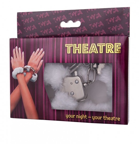 Наручники с белой меховой опушкой - ToyFa - купить с доставкой в Северске