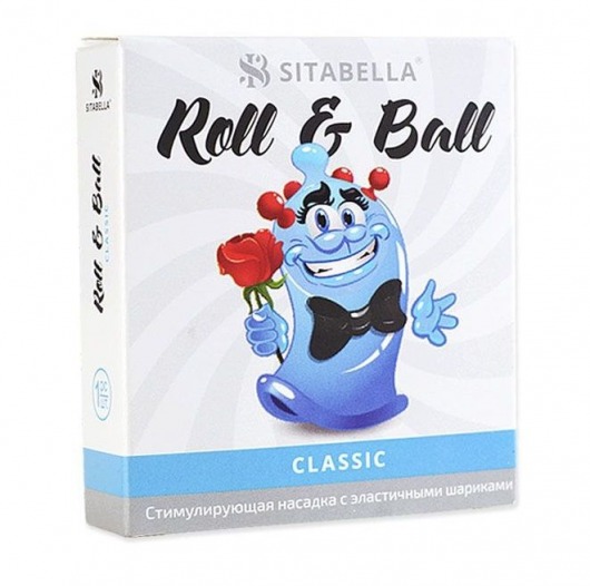 стимулирующий презерватив-насадка Roll   Ball Classic - Sitabella - купить с доставкой в Северске