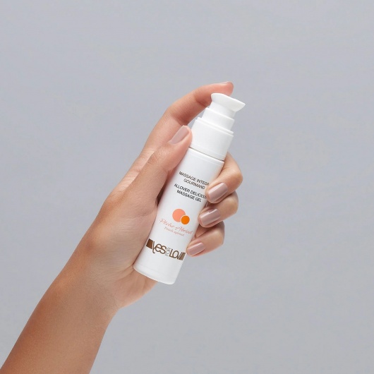 Универсальный массажный гель-смазка Allover Delicious Massage Gel с ароматом персика и аброкоса - 50 мл. - YESforLOV - купить с доставкой в Северске