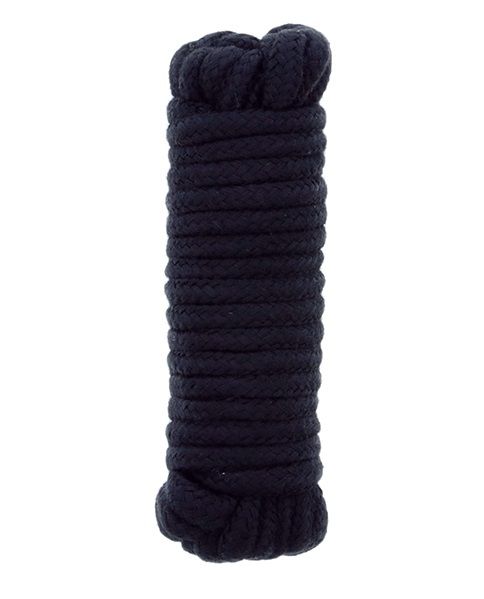Чёрная веревка для связывания BONDX LOVE ROPE - 5 м. - Dream Toys - купить с доставкой в Северске