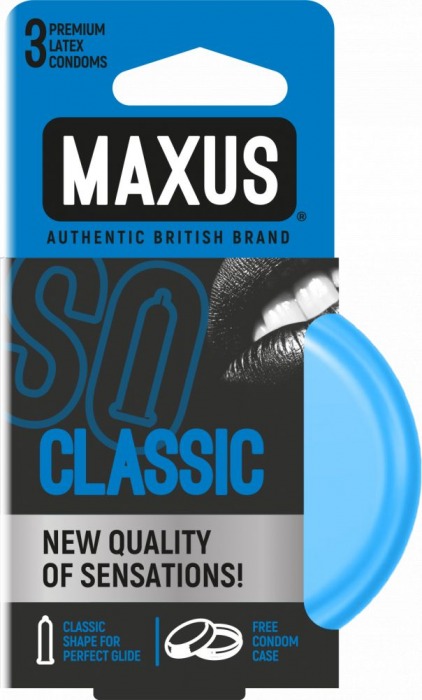 Классические презервативы в железном кейсе MAXUS Classic - 3 шт. - Maxus - купить с доставкой в Северске
