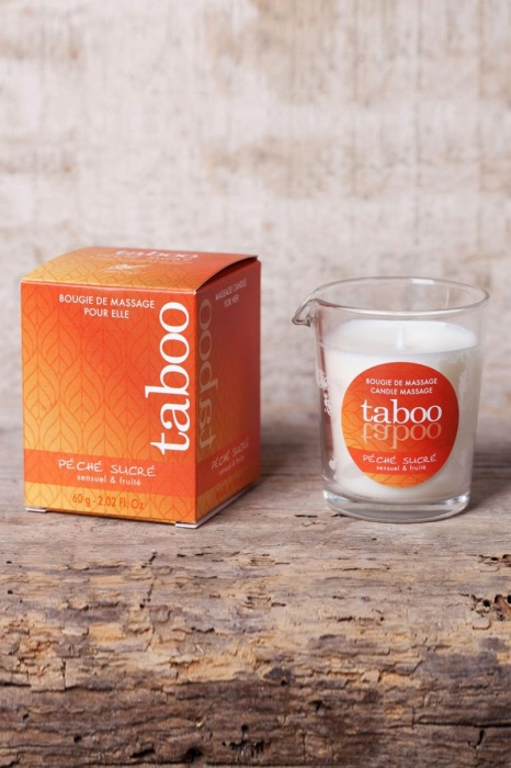 Массажное аромамасло с афродизиаками для женщин RUF Taboo Peche sucre - 60 гр. - RUF - купить с доставкой в Северске