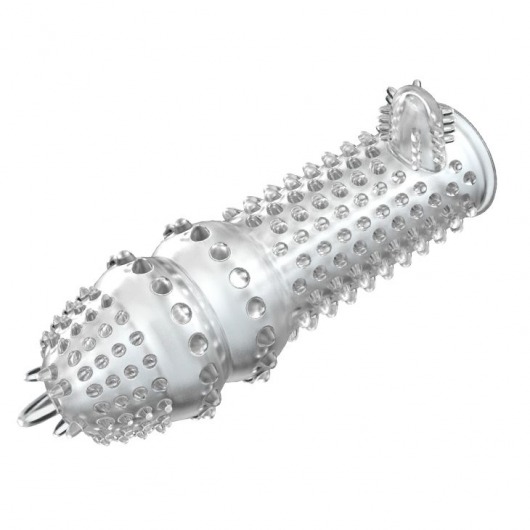 Закрытая прозрачная насадка Crystal sleeve - 14,2 см. - Erowoman-Eroman - в Северске купить с доставкой