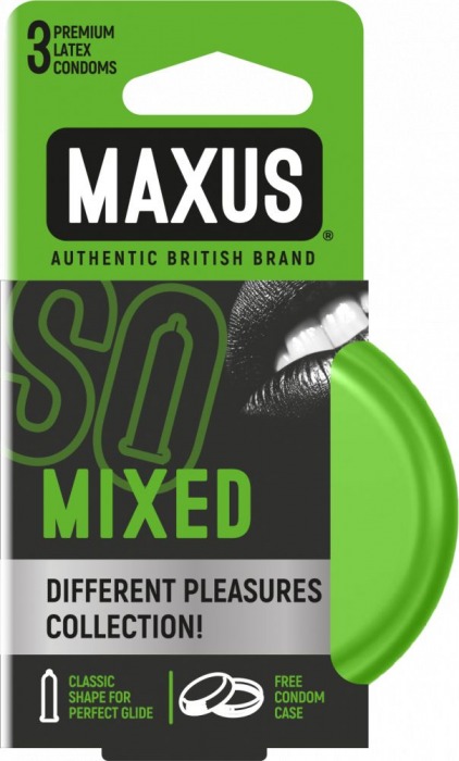 Презервативы в железном кейсе MAXUS Mixed - 3 шт. - Maxus - купить с доставкой в Северске
