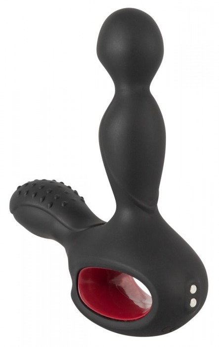 Черный вибромассажер простаты с нагревом и ротацией Prostate Plug - 14,5 см. - Orion - в Северске купить с доставкой