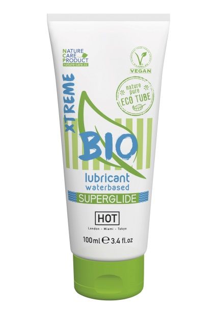 Интимный увлажняющий гель BIO SuperGlide Xtreme - 100 мл. - HOT - купить с доставкой в Северске