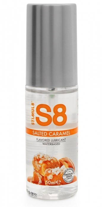 Лубрикант S8 Flavored Lube со вкусом солёной карамели - 50 мл. - Stimul8 - купить с доставкой в Северске