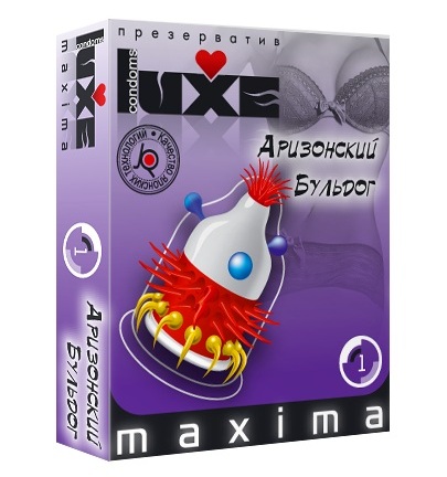 Презерватив LUXE Maxima  Аризонский Бульдог  - 1 шт. - Luxe - купить с доставкой в Северске