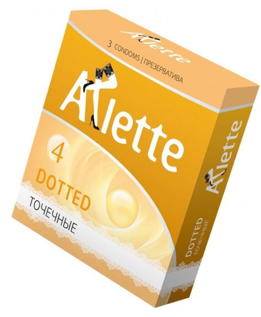 Презервативы Arlette Dotted с точечной текстурой - 3 шт. - Arlette - купить с доставкой в Северске