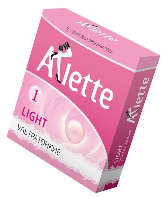 Ультратонкие презервативы Arlette Light - 3 шт. - Arlette - купить с доставкой в Северске
