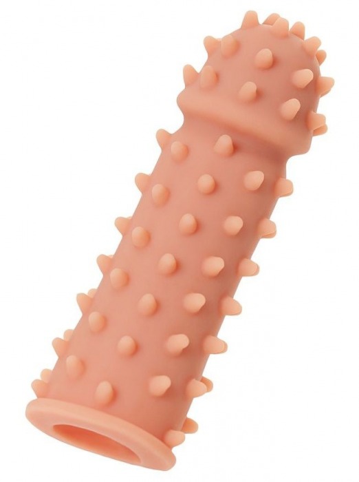 Телесная реалистичная насадка KOKOS Extreme Sleeve 03 с дополнительной стимуляцией - 12,7 см. - KOKOS - в Северске купить с доставкой
