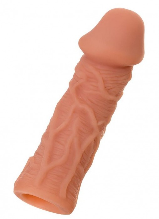 Телесная реалистичная насадка KOKOS Extreme Sleeve 05 с дополнительной стимуляцией - 12,7 см. - KOKOS - в Северске купить с доставкой