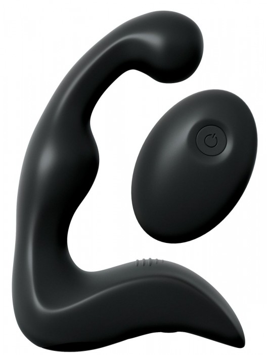 Черный вибромассажер простаты с пультом ДУ Control P-Spot Pro - Pipedream - в Северске купить с доставкой