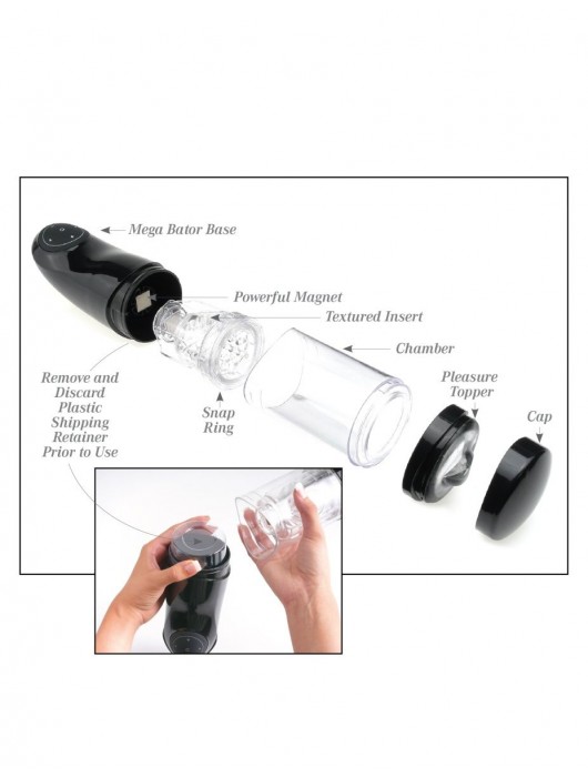 Прозрачный автоматический мастурбатор-анус Mega-Bator Ass - Pipedream - в Северске купить с доставкой