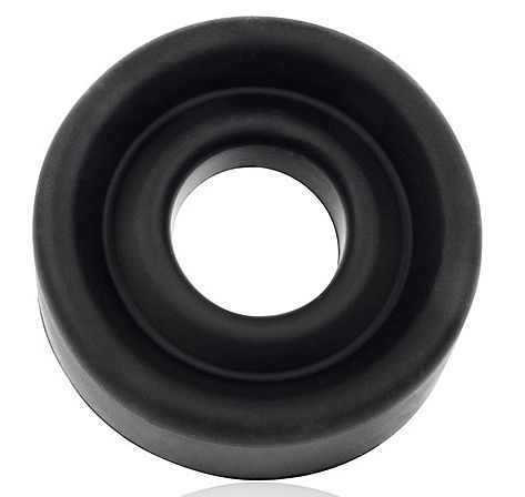 Черная гладкая насадка на помпу размера L - Sex Expert - в Северске купить с доставкой