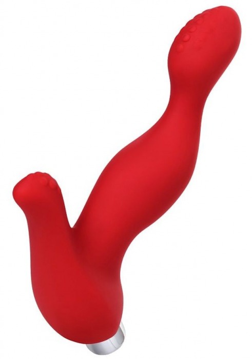 Красный силиконовый вибростимулятор простаты Proman - 12,5 см. - ToyFa - в Северске купить с доставкой