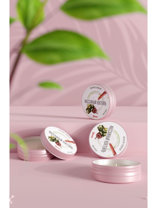 Массажная свеча «Массажный коктейль» с ароматом пина колады - 30 мл. - ToyFa - купить с доставкой в Северске