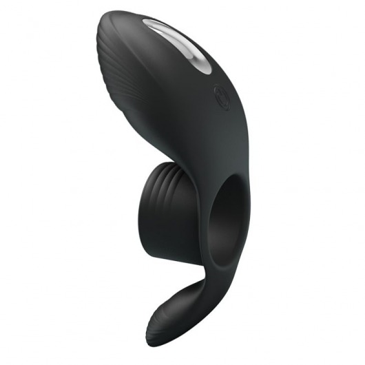 Черное кольцо на пенис с вибрацией Vibration Penis Sleeve - Baile - в Северске купить с доставкой
