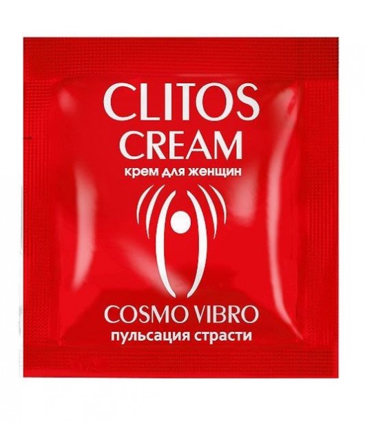 Пробник возбуждающего крема для женщин Clitos Cream - 1,5 гр. - Биоритм - купить с доставкой в Северске