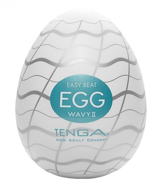 Мастурбатор-яйцо EGG Wavy II - Tenga - в Северске купить с доставкой