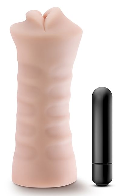 Телесный мастурбатор-ротик Angie - Blush Novelties - в Северске купить с доставкой
