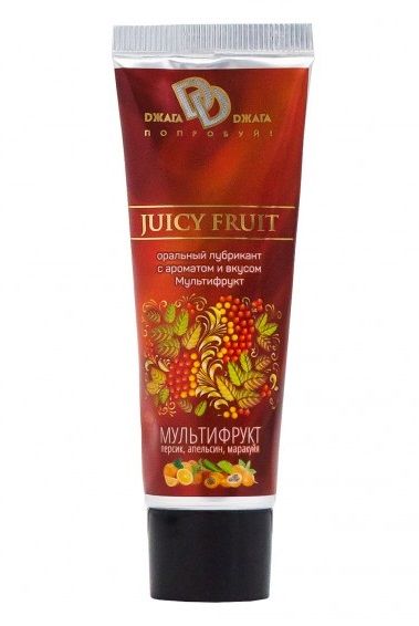 Интимный съедобный лубрикант JUICY FRUIT с ароматом фруктов - 30 мл. - БиоМед - купить с доставкой в Северске