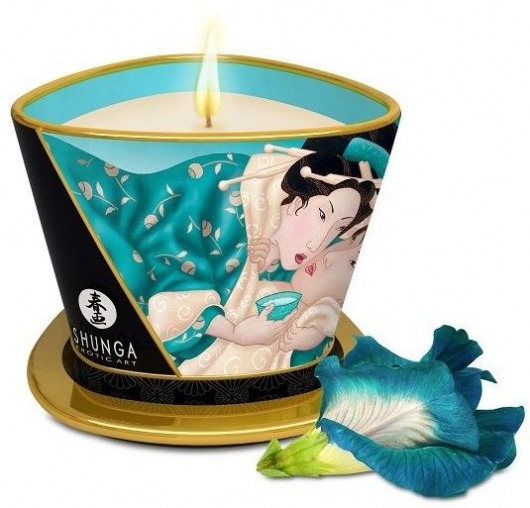 Массажная свеча Island Blossoms - 170 мл. - Shunga - купить с доставкой в Северске