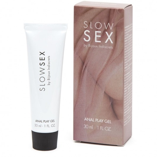 Лубрикант на водной основе Slow Sex Anal Play Gel - 30 мл. - Bijoux Indiscrets - купить с доставкой в Северске