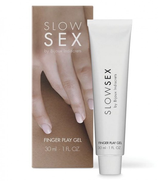 Гель для мастурбации с ароматом кокоса Slow Sex Finger Play Gel - 30 мл. - Bijoux Indiscrets - купить с доставкой в Северске