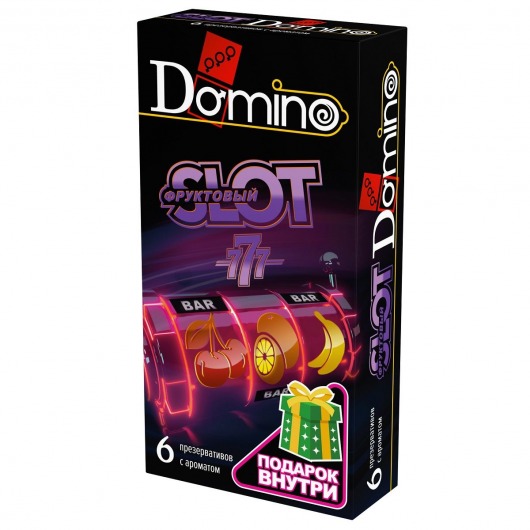 Ароматизированные презервативы DOMINO  Фруктовый слот  - 6 шт. - Domino - купить с доставкой в Северске