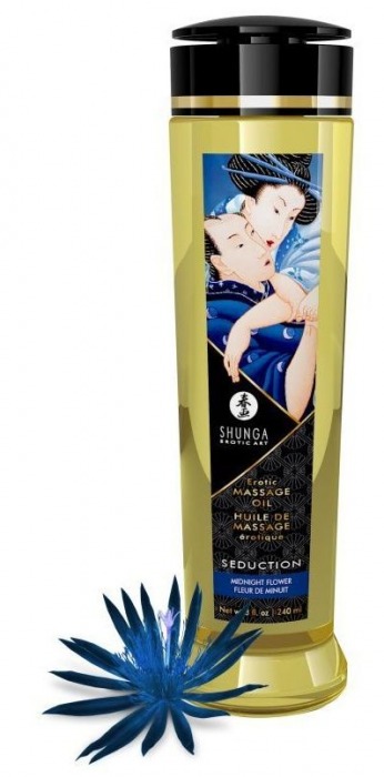 Массажное масло с ароматом ночных цветов Seduction - 240 мл. - Shunga - купить с доставкой в Северске
