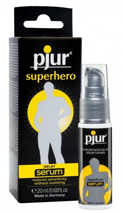 Сыворотка-пролонгатор pjur SUPERHERO Delay Serum - 20 мл. - Pjur - купить с доставкой в Северске