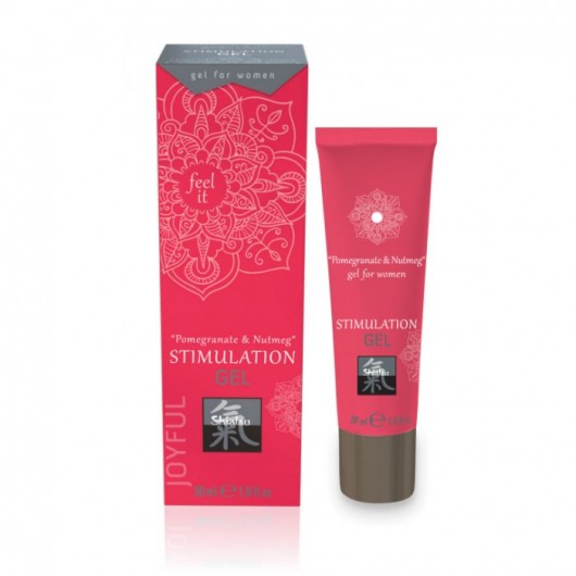 Возбуждающий интимный гель для двоих STIMULATION GEL Pomegranate   Nutmeg - 30 мл. - Shiatsu - купить с доставкой в Северске
