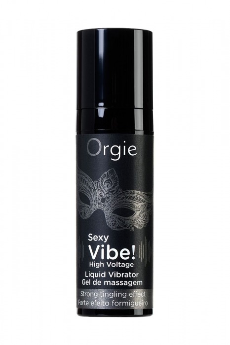 Гель для массажа ORGIE Sexy Vibe High Voltage с эффектом вибрации - 15 мл. - ORGIE - купить с доставкой в Северске