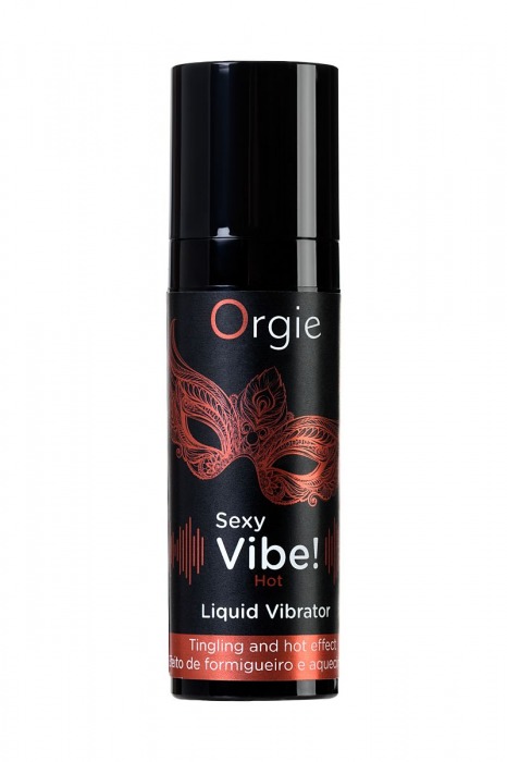 Разогревающий гель для массажа ORGIE Sexy Vibe Hot с эффектом вибрации - 15 мл. - ORGIE - купить с доставкой в Северске