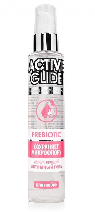 Увлажняющий интимный гель Active Glide Prebiotic - 100 гр. - Биоритм - купить с доставкой в Северске