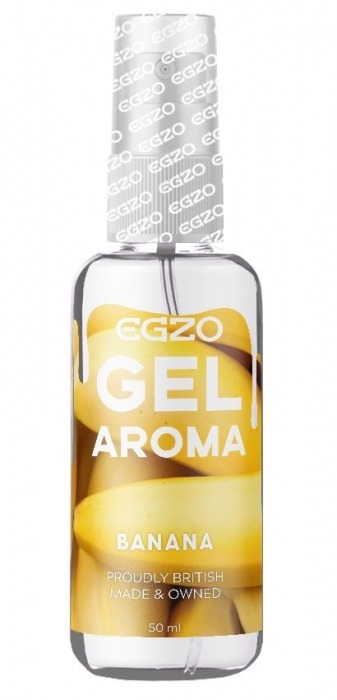 Интимный лубрикант EGZO AROMA с ароматом банана - 50 мл. - EGZO - купить с доставкой в Северске